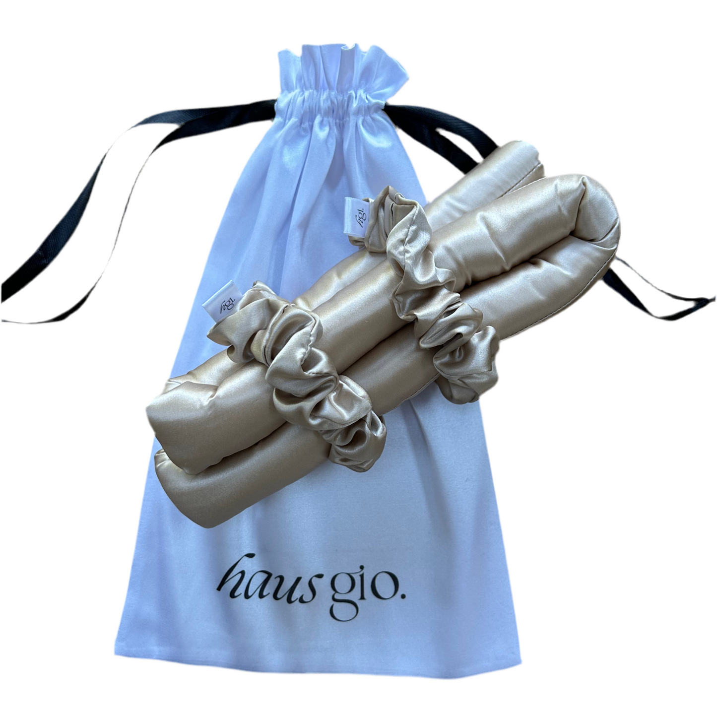 pure mulberry silk hair curler zero heat with bag