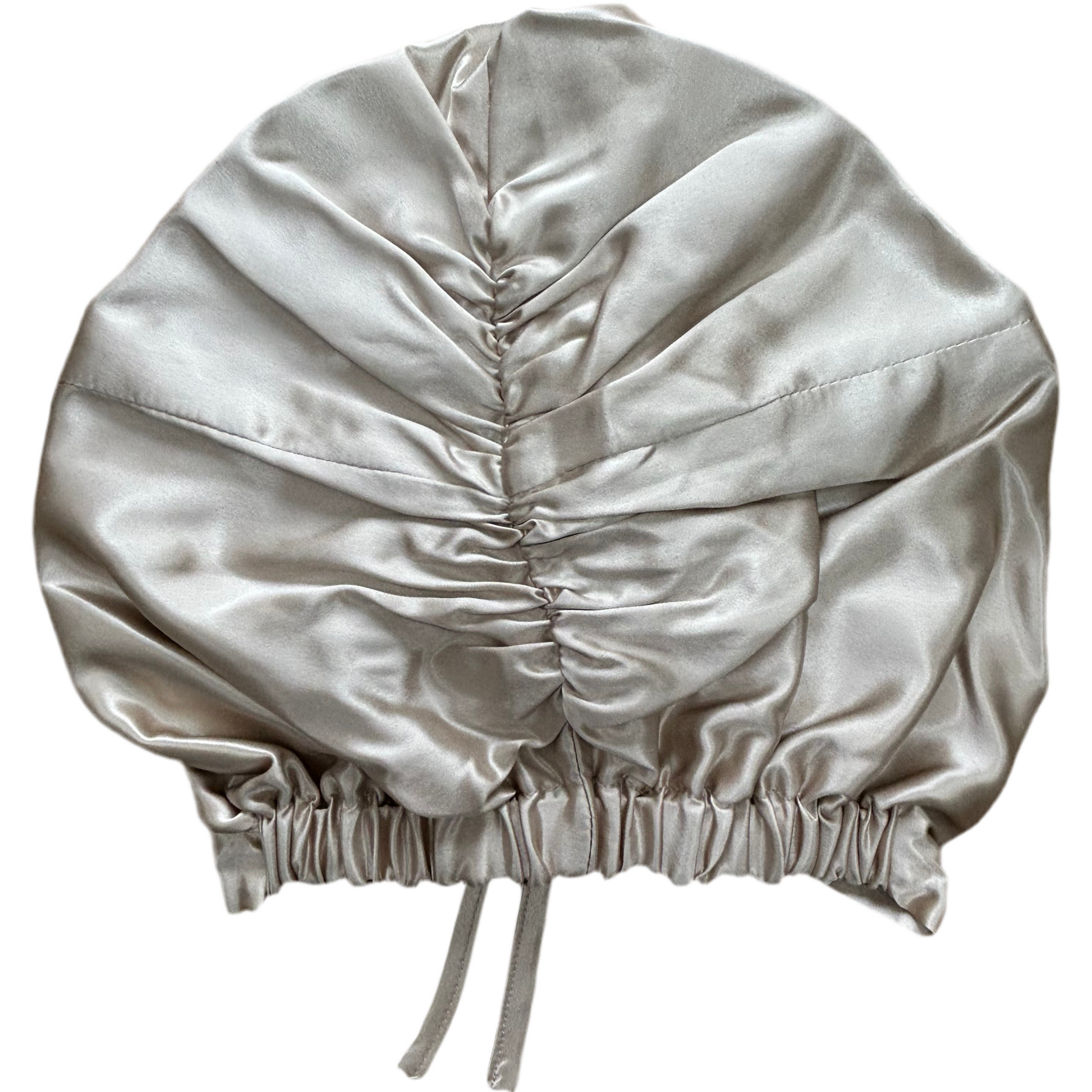 Pure Silk Hair Bonnet - Haus Gio in Caramel