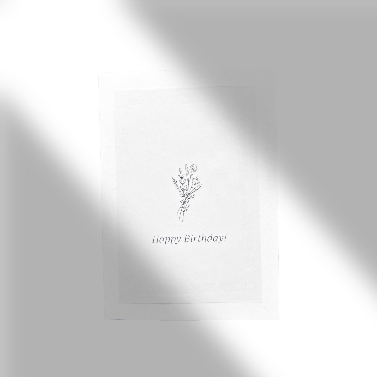 HAPPY BIRTHDAY OLD MILL BIANCO OCCASION CARD WITH WAX SEAL