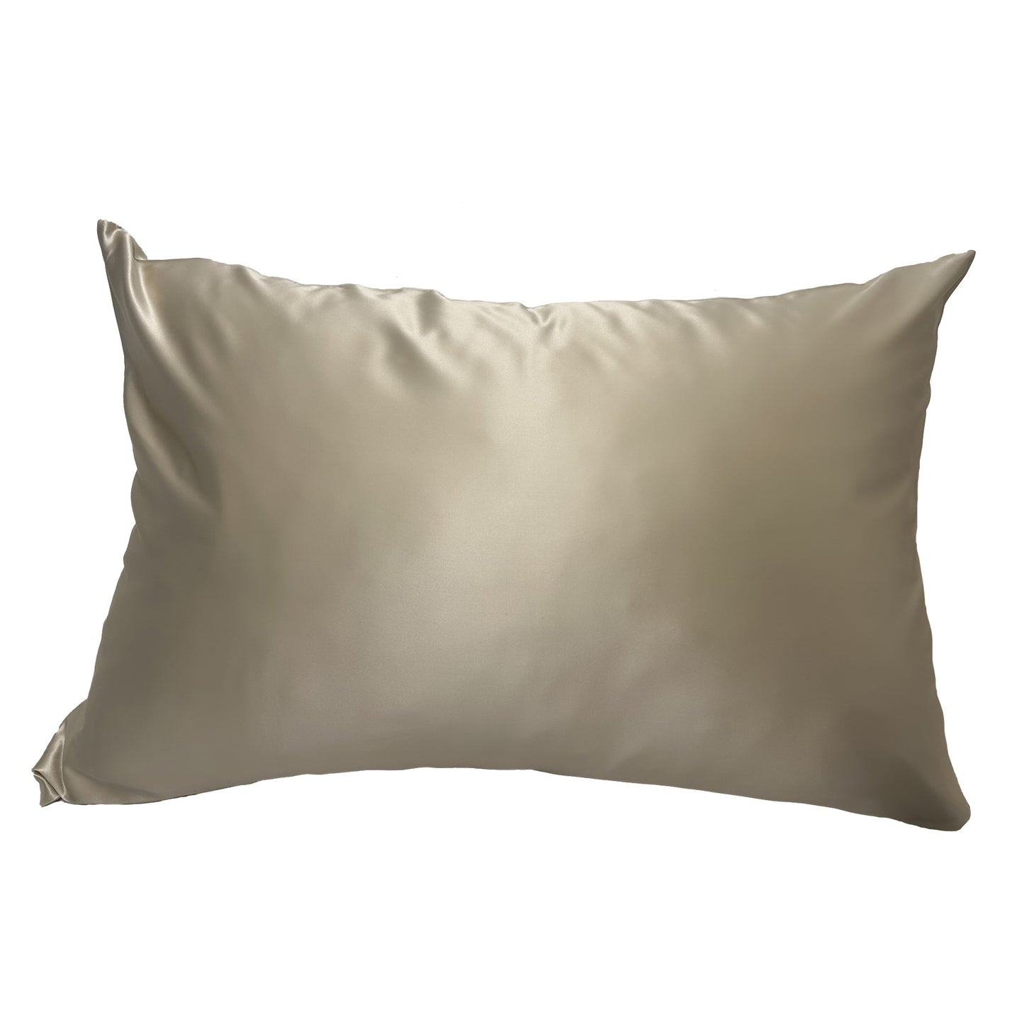 100% PURE MULBERRY SILK PILLOWCASE CARAMEL CHAMPAGNE